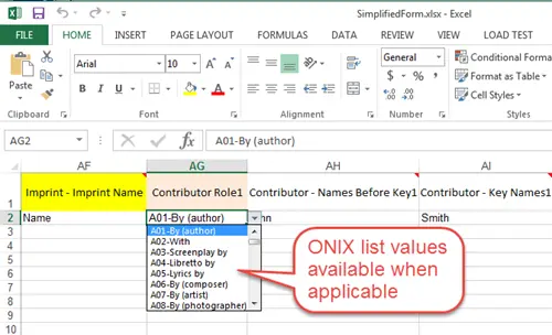 Nouveau modèle Excel offert par ONIXEDIT