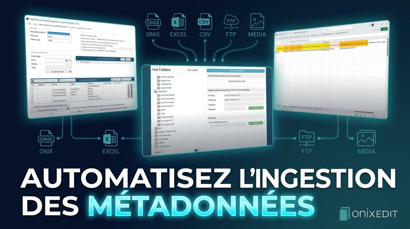 Vignette de la vidéo ONIXEDIT Serveur sur l'automatisation de l'acquisition et de l'ingestion des métadonnées ONIX