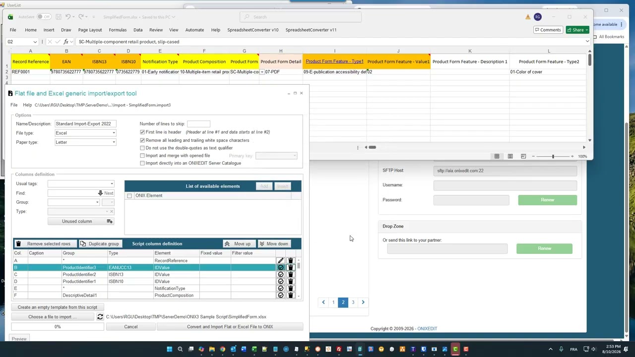 Thumbnail of the ONIXEDIT Server video on automating metadata acquisition and ONIX ingestion
