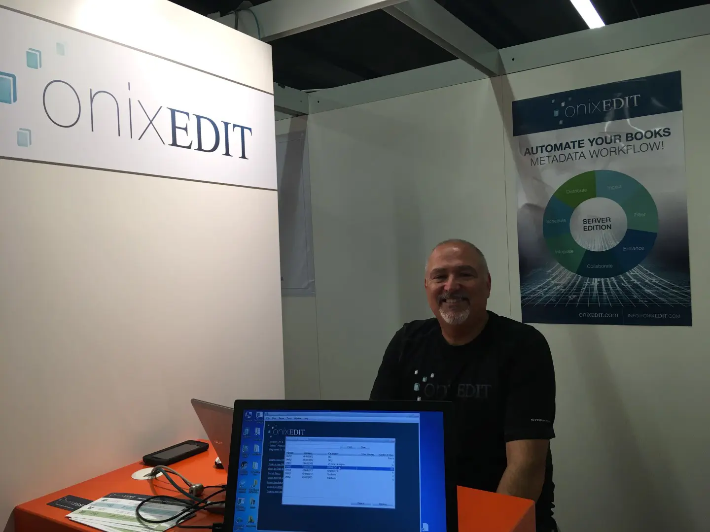 Kiosque ONIXEDIT à Francfort 2017